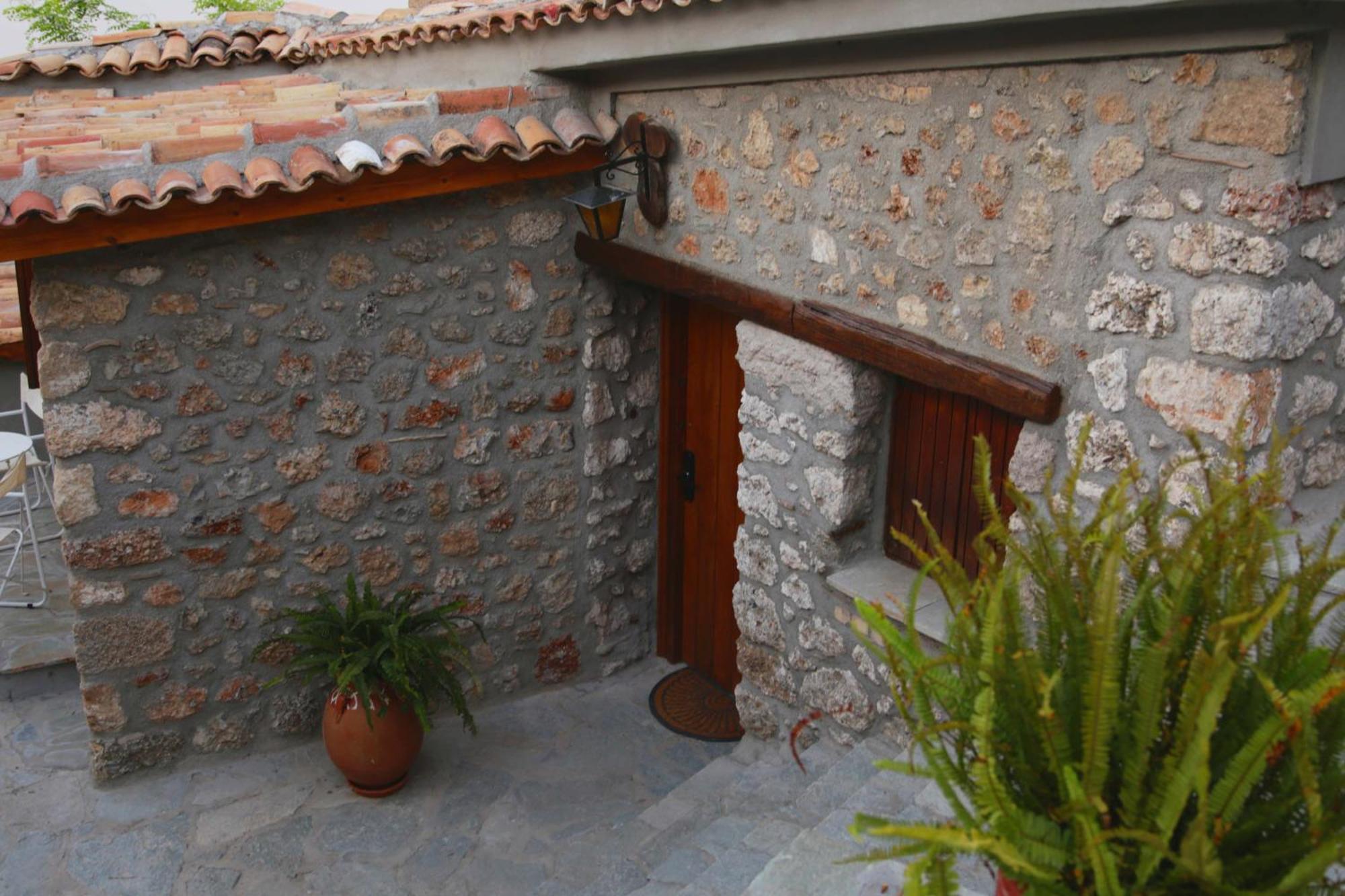 Fteri Stone House In Platanos, Akrata 아파트 외부 사진